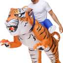 Spinosaurus Inflatable Tiger Costume for Adult Inflatable Christmas Costume Halloween Blow Up Animal Costumes for Woman's/Men