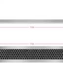 (2-pack) Compatible for GE WB02X35607 WB02X10943 Charcoal Carbon Microwave Filters.2-1/2" X 11" X 3/8"