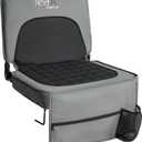 Stadium Seats with Back Support and Cushion, Folding Stadium Chair Includes Shoulder Strap and Cup Holder, Portable Bleacher Chairs for Sports Events