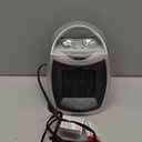 GiveBest Portable Electric Space Heater with Thermostat, 1500W/750W Safe and Quiet Ceramic Heater Fan, Heat Up 200 Square Feet for Office Room Desk Indoor Use, Silver