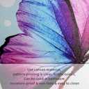 MZYHOME Butterfly Canvas Wall Art Decor 3 Piece Fantasy Girls Wall Art Watercolor Art Print Butterflies for Wall Art Living Room Bedroom Canvas With Wood Framed 12x16 Inch