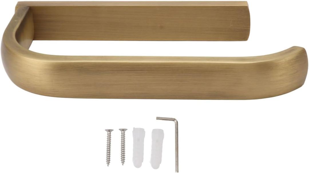 Wall Mounted Hand Towel Bar, Bathroom Hand Towel Hanger Towel Rack Stainless Steel Retro Space Saving Towel Holder for Bathroom Entrance (S)