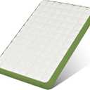 3" Mini Mattress, 38" Lx24 W Premium Foam Mattresses, Soft Pure Cotton Breathable Cover Fabric, Waffle Grid