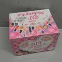 Hollyhi 58 Pcs Kids Makeup Kit for Girl, Princess Toys Real Washable Cosmetic Set with Mirror, Kids Makeup Sets for Girls, Play Make Up Birthday Gifts for 3 4 5 6 7 8 9 10 11 12 Years Old Kid (Pink) (Pink and White)