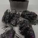 Giegxin 20 Pcs Halloween Floral Picks Halloween Decorations 19.5inch Black Artificial Flowers Branches Eucalyptus Stems Glitter Spiderweb Maple Leaf Stems for Home Indoor Party Vase Arrangement Decor