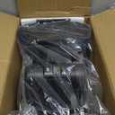 Rock Stepper,Step Rocker Side to Side,Lateral Rocking Fitness Stepper Home Workout Machine, Fitness Equipment Suitable for Home, Apartment, and Dormitory use (All Black)