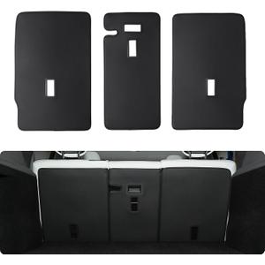 BASENOR Rear Seat Back Cover for 2026 2025 Tesla Model Y Juniper 5 Seats All Weather Seatback Liner Backrest Mats Pet Dog Friendly Model Y Accessories 3PCS (Standard/Premium/Performance)