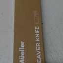 Mueller 7-inch Butcher Knife Meat Cleaver, Heavy Duty Bone Chopper, Durable, Precision-Crafted, Well-Balanced Pro Grade High Carbon Stainless Steel Blade Full Tang Handle, Home-Restaurant, Razor-Sharp