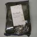 Dark Olive Linen Curtains 90 Inches Long for Living Room Pinch Pleat Drapes with Hooks Rings Back Tab Farmhouse Pinch Pleated Rifle Green Forest Curtain 90 Inch Length for Bedroom Dining (40"W x 90"L (Pack of 2))