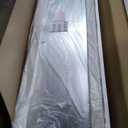 SONGMICS 360 Swivel Jewelry Cabinet, Lockable Jewelry Organizer with Full-Length Mirror, Rear Storage Shelves, Interior Mirror, Jewelry Armoire, Gift Idea, White with Gray Wood Grain UJJC006W01