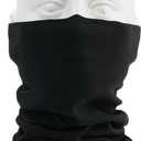 4 x SHEVERCH Winter Warm Neck Warmer Gaiter Face Mask Men Women | Face Cover Scarf, Ski, Cycling, Hiking, Cold Weather (Black)