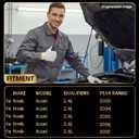 620-225 AC Condenser Cooling Radiator Fan Assembly Fits for 2003 2004 2005 2006 2007 Accord L4 2.4L Gas 620225 630840