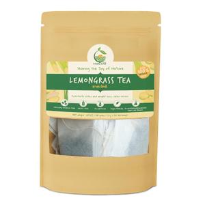 HappyLyfe Fairlane Organic Lemongrass Tea - 50g (24 pieces) | Refreshing Thai Herbal Tea (Pack of 1)