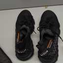 Steel Toe Work Shoes for Men Lightweight Safety Shoes with Puncture Resistant Sole Comfortable Construction Industrial Work Shoe for Warehouse (9.5, 3018 Black)