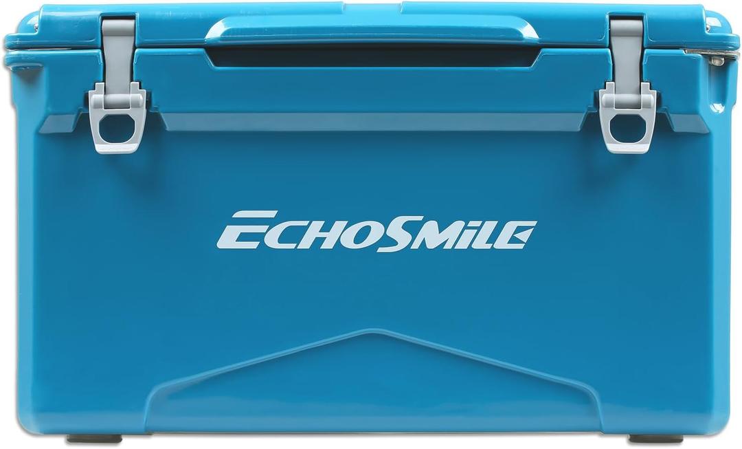 EchoSmile 25/30/35/40/60/75 Quart Rotomolded Cooler, Built to Stand up to The Rigors of The Journey, 40 qt
