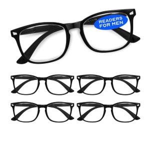 CCVOO Reading Glasses for Women/Men, Eyeglasses, Blue Light Readers for Women/Men, Computer Eye Glasses, Cheaters