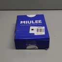 MIULEE Ivory Sheer Curtains 84 Inches Long, 4 Panels Set, Light Filtering Rod Pocket Voile Drapes for Living Room and Bedroom, Airy Soft Fabric Window Treatments, 42 x 84 Inches