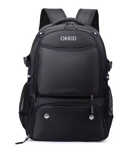 Middle High School Backpack for Teenagers Boys Gift Large Bookbag College Student Simple Black Blue Backpack for School