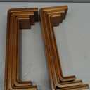 2 Sets, 6 PCS Total, Wood Risers Display Stand, Cupcake Dessert Cake Stand, Wooden Cologne Perfume Stands, Wood Riser for Kitchen Counter, Vendor Booth Display Items, Size: 9.4in, 10.6in, 11.8in (Walnut Color)