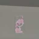 NITITOP Compatible with iPhone 14 Plus / 15 Plus Case Clear Magnetic Compatible with MagSafe Cute Lily Flowers Floral for Women Girls Hard PC Back Shockproof Protective Phone Cover - Pink