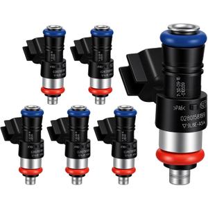 2009-2012 6Pcs Fuel Injectors Compatible for Ford Escape Fusion 2009-2012, for Mazda Tribute 2009-2011, for Mercury Mariner Milan 2009-2011 3.0L V6 Replace 0280158189 FJ998 822-11217
