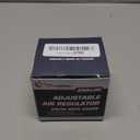 LE LEMATEC Air Compressor Regulator with Pressure Gauge - Precise Control for Pneumatic Tools, Spray Painting, Tire Inflation, Air Compressor Attachments & Pressure Switch, 1/4 NPT, 0-150 PSI AR-01