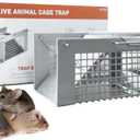 HOMESTEAD No Kill Mouse Traps Humane - Chipmunk Trap, Mouse Cage, Small Animal Live Trap, 10"x3"x3" for Mice, Rats and Voles