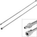 RIDGE WASHER Pressure Washer Wand Extension, 120 Inch Replacement Lance, Stainless Steel Power Washer Extender, 1/4' Quick Connect Fitting, 4000 PSI (2 Wands 60" Each)