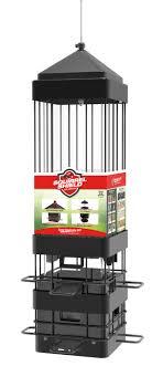 Squirrel Shield Steel Hanging Squirrel-Resistant Seed/Suet Bird feeder - 3.2-lb
