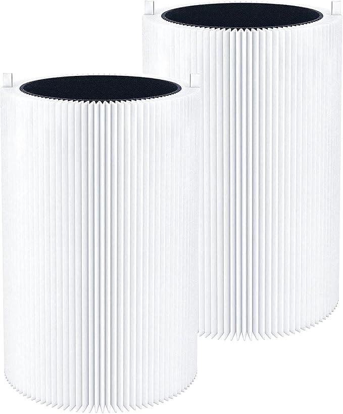 Replacement HEPA Air Filter Accessories, Compatible for Blueair Blue Pure 411/411+ / MINI Air Purifiers, 2Pcs