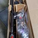 Dyson V8 Absolute Cordless Vacuum Cleaner, HEPA Filter, Rotating Brushes, Bagless, Battery Operated, Up to 40 Min Runtime, Silver, with 5AVE Microfiber Cloth