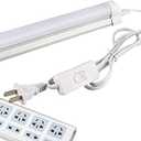 T5 T8 LED Wire Connector Power Cord - Extension Cord with On/Off Plug for LED T5 T8 Light Tube (3M/10Ft 3pin)