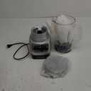 BLACK+DECKER PowerCrush Multi-Function Blender with 6-Cup Glass Jar, 4 Speed Settings, Silver