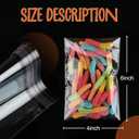 200Pcs Cookie Bags, Self Sealing Cellophane Bags 4x6 Inches, Resealable Treat Bags for Cookies, and Party Favors Bag.