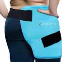 Comfytemp Large Hip Ice Pack Wrap for Sciatica, Hip Replacement, Reusable Gel Ice Packs for Injuries, Fracture, Pain Relief, Cold Compress Hip Brace Physical Therapy Recovery (L/XL)