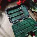 Christmas Wreath with Lights, Soomeir 24 Inch Lighted Christmas Wreaths for Front Door with Pine Needles and Berries, Large Prelit Wreath for Holiday Winter Window Outdoor Indoor Xmas