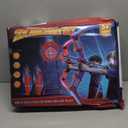 Toys for Boys Age 3-12, 2 Pcs Shooting Set with Red & Blue LED Lights, Standing Target & 2 Quiver, Indoor & Outdoor Kid Toys Gifts for 3 4 5 6 7 8 9 10 11 12 Year Old Boys Girls