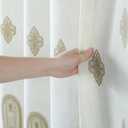 Hudson Waterproof Polyester Fabric Printed Shower Curtain Bathroom,Decorative Bathroom Curtains,54" W x 72" H