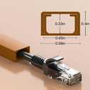 Yecaye Cord Hider, 113in Brown Cord Covers for Wires on Wall, One-Cord Cord Organizer, Easy Install Cable Management Kit, Cord Cover Home Office, W0.59in H0.4in, Brown
