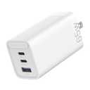 ZGEAR 3 Port Adaptive Fast Charger For iPhone, iPad, Android, Android More 65 Watts