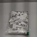 DriftAway Blackout Black and White Curtain Valances 18 Inch for Kitchen Windows Bathroom Living Room Bedroom Rod Pocket Farmhouse Floral Short Window Treatment Topper 1 Panel