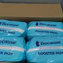 Because Overnight Booster Pads Fit All Adult Diapers, Helps Keep Your Adult Diaper Active All Night, Adds 4 Cups to Incontinence Underwear, Extra Absorbency, 180 Count