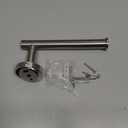 NearMoon Bathroom Toilet Paper Holder, Premium SUS304 Stainless Steel Rustproof Wall Mounted Toilet Roll Holder for Bathroom, Kitchen (1 Pack, Brushed Nickel)