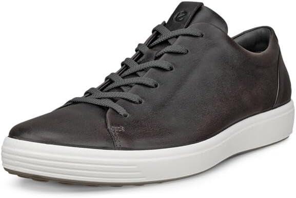 ECCO Men's Soft 7 Premier Sneaker, Magnet, 10-10.5