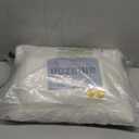 Linen Feel Off White Duvet Cover Super King Plus Size 120'' L x 120'' W, Percale 100% Washed Cotton Duvet Cover with Zipper Closure Plus 2 Pillowcases, Oeko TEX Standard 100 Certificated