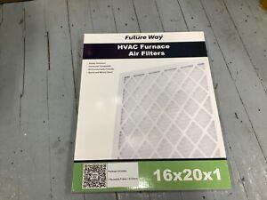 Future Way 16x20x1 Air Filters, 6-Pack with Reusable Frame, MERV 13, MPR 1900 AC Furnace Filters, Space Saving & Cost-effective
