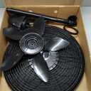Lasko Pedestal Fan, Oscillating Fan for Bedroom with Adjustable Height and 3 Cooling Speeds, Portable, 18", Black