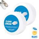 2Pcs White Shoe Cleaner Cream, Multipurpose White Shoes Clean Cream With Built-in Sponge, No-Wash WhiteShoe Cleaner Paste, WhiteShoes Cleaner Sneakers Kit, Use for Leather Silicon Car Interiors