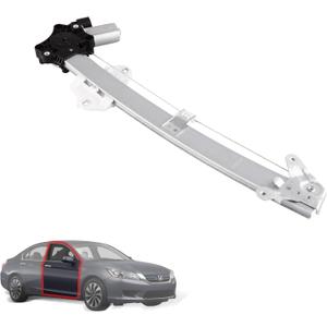 Front Right Passenger Side Power Window Regulator with Motor Assembly Compatible for 2013-2017 Honda Accord, Replacement 748-018, 72210T2AA11, 72210-T2AA11