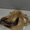 KOME Ombre Blonde Synthetic Lace Front Wig, 13X6 Long Straight Layered Glueless Wigs for Women Daily Use 22IN(#6/1062)